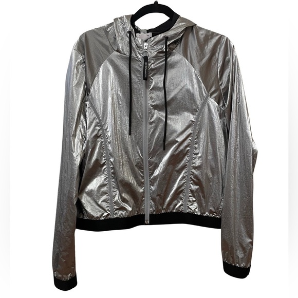 BCBGeneration Metallic Silver Jacket - Picture 1 of 6